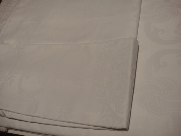 Frette Beyazit Arredo Tinto Fezza White Queen Duvet  Cover Set  New