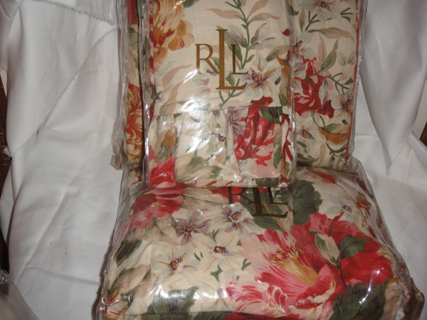 Ralph  Lauren Post Road Floral  8Pc  Queen  Duvet  Comforter Cover Set New