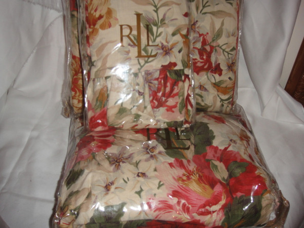 Ralph  Lauren Post Road Floral  8Pc  Queen  Duvet  Comforter Cover Set New