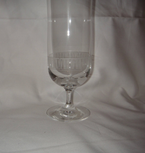 Wedgwood Vera Wang Modern Graphic Crystal Iced Beverage Glass Set of 4 New