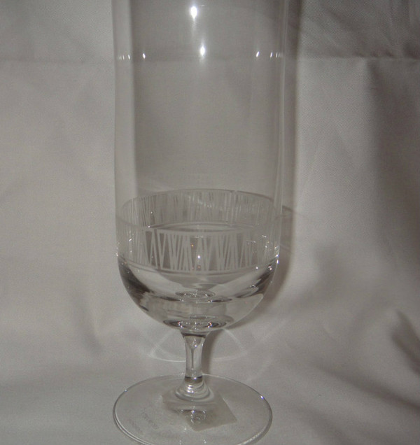 Wedgwood Vera Wang Modern Graphic Crystal Iced Beverage Glass Set of 4 New