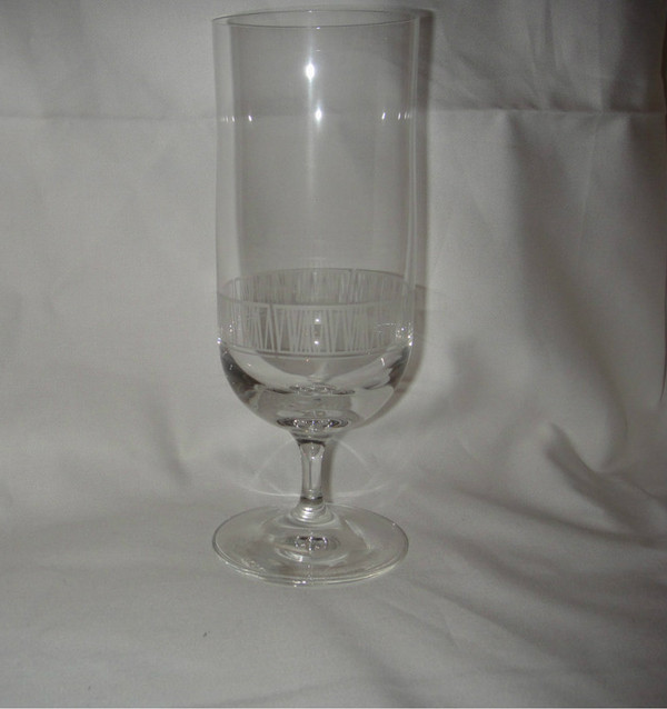 Wedgwood Vera Wang Modern Graphic Crystal Iced Beverage Glass Set of 4 New