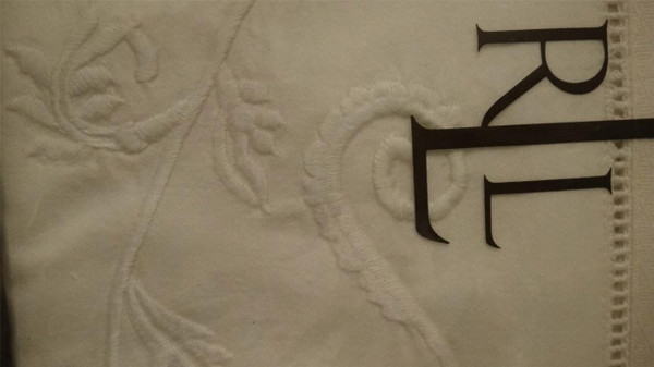 Ralph Lauren Whitehall Tonal Cream 12pc  Cal-King  Duvet Comforter Cover Set  New