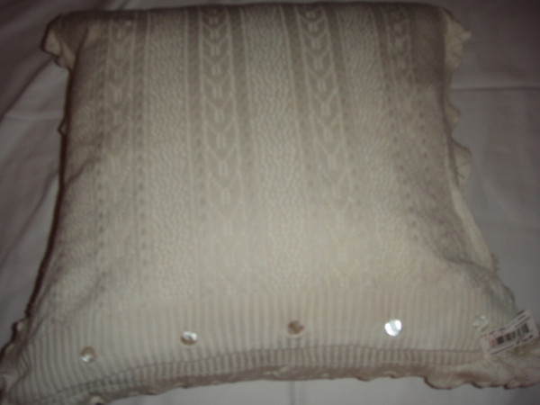 Ralph Lauren Rue Des Artistes Ivory Lace Throw Pillow New