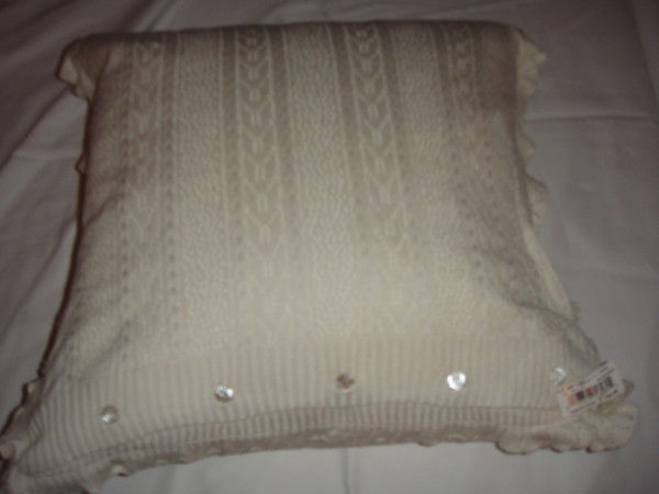 Ralph Lauren Rue Des Artistes Ivory Lace Throw Pillow New