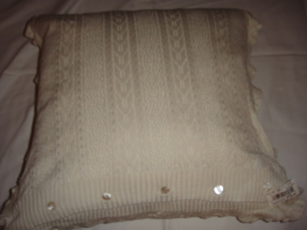 Ralph Lauren Rue Des Artistes Ivory Lace Throw Pillow New