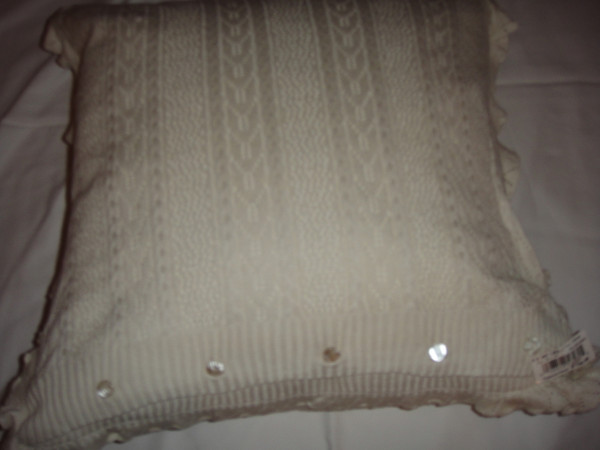 Ralph Lauren Rue Des Artistes Ivory Lace Throw Pillow New