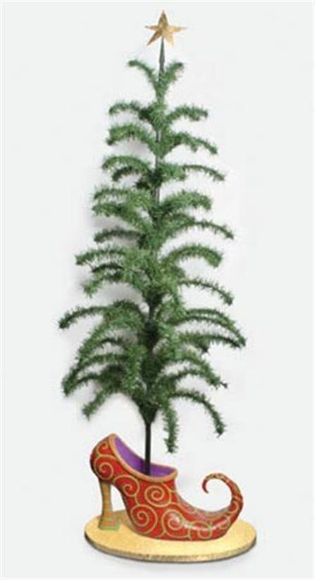 Dept 56 Jingle Shoe Display Christmas Tree  7FT  NIB $1500 796937