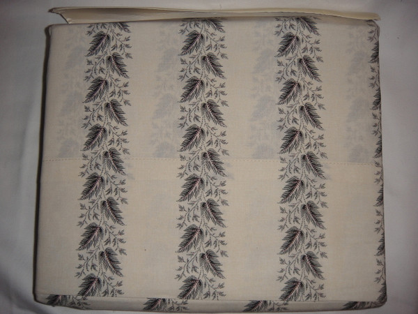 Ralph Lauren Winter Cottage King Black Cream Comforter Set 10PC New