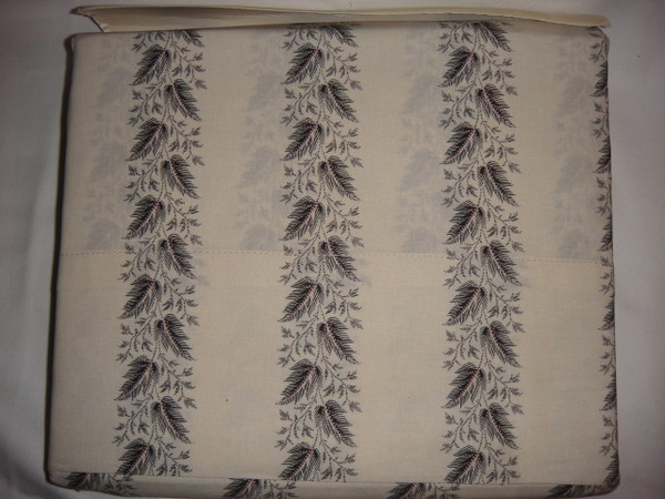 Ralph Lauren Winter Cottage King Black Cream Comforter Set 10PC New