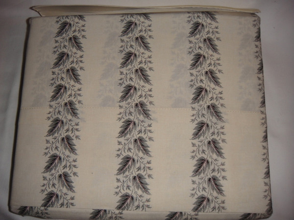 Ralph Lauren Winter Cottage King Black Cream Comforter Set 10PC New