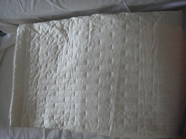 Sferra Sesto Ivory Full/ Queen Quilt Blanket Cover Set New