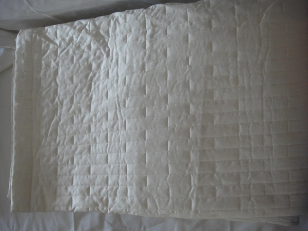 Sferra Sesto Ivory Full/ Queen Quilt Blanket Cover Set New