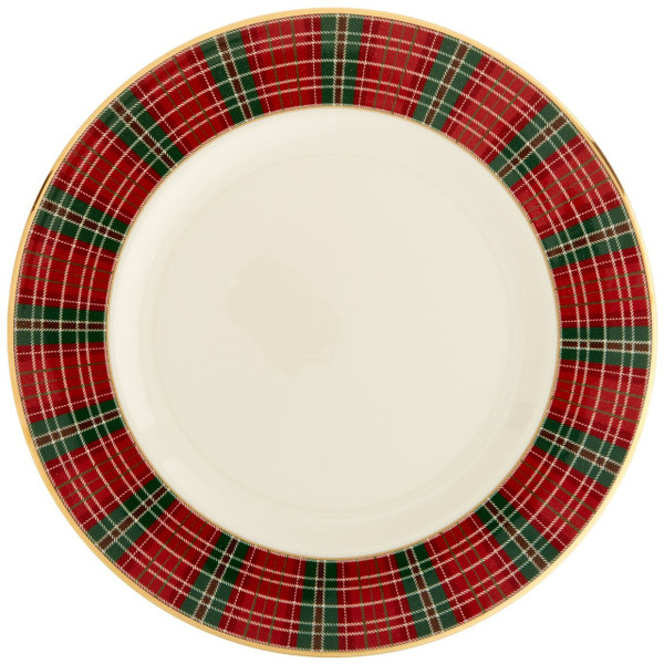 Lenox Winter Greetings Plaid Fine China 5pc Place Setting New