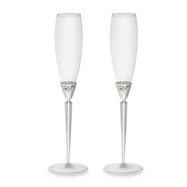 Monique Lhuillier modern Love Toasting Flutes Set/2 158858 