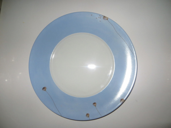Menard de Noblat Limoges France Zehyr Round Charger Plate 12.5 "