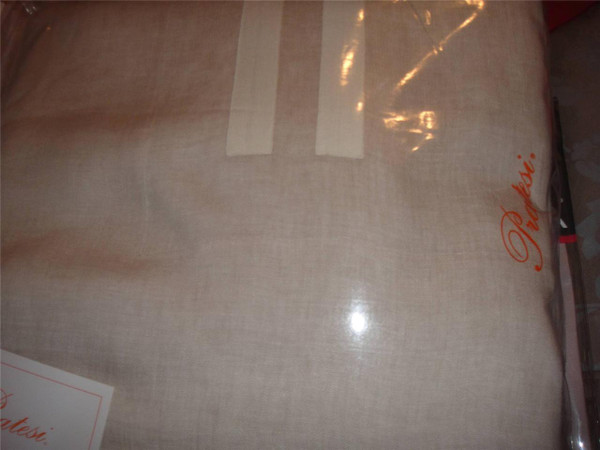 Pratesi 2.0 Collection  Infinito Linen  4pc Queen Sheet  Set Neutral Oatmeal New