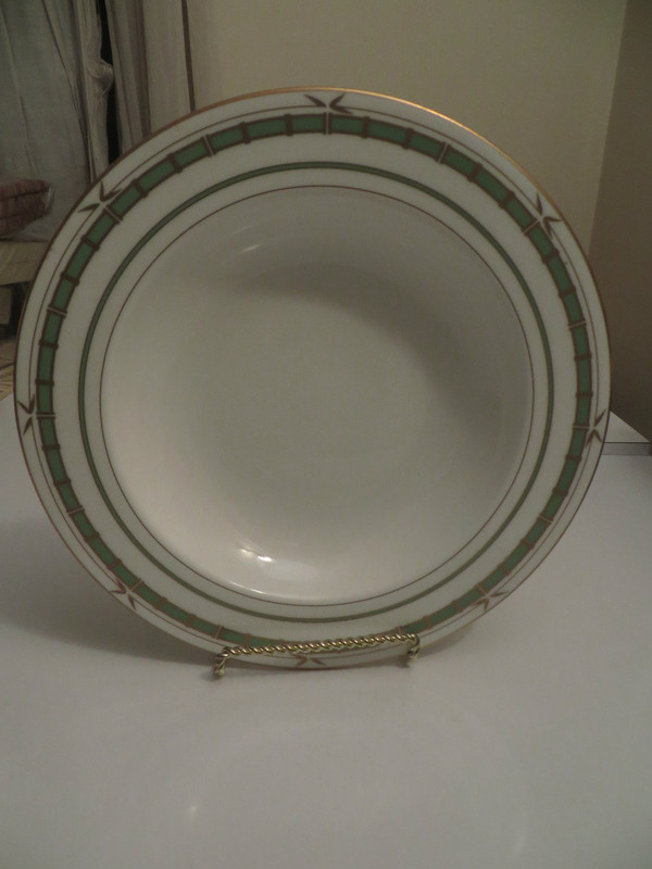 Kate Spade Pompano Point Green Soup Bowl  New