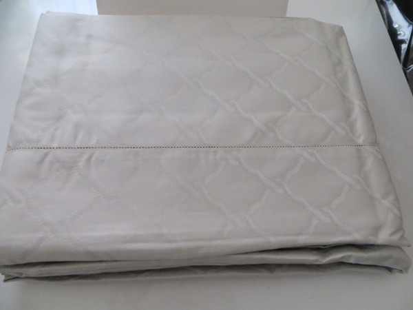 Sferra Bruni Queen Sheet Set Light Grey New