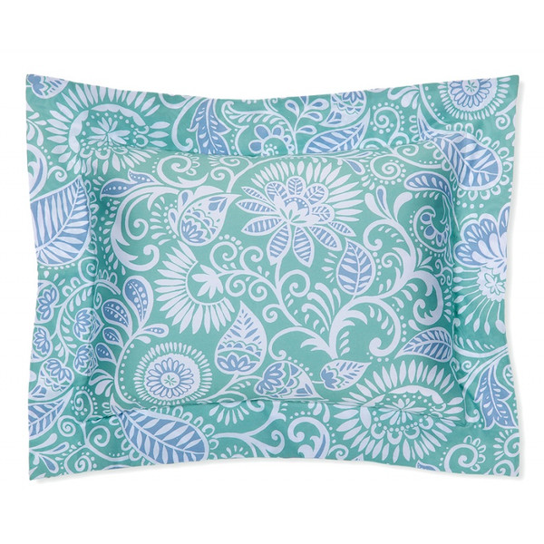 Sferra 2180 Ressa Standard Sham Aqua Cornflower Blue New   