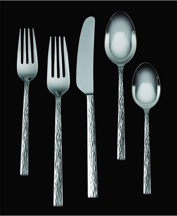 Wedgwood Vera Wang Hammered 18/10 stainless 47 pc Flatware