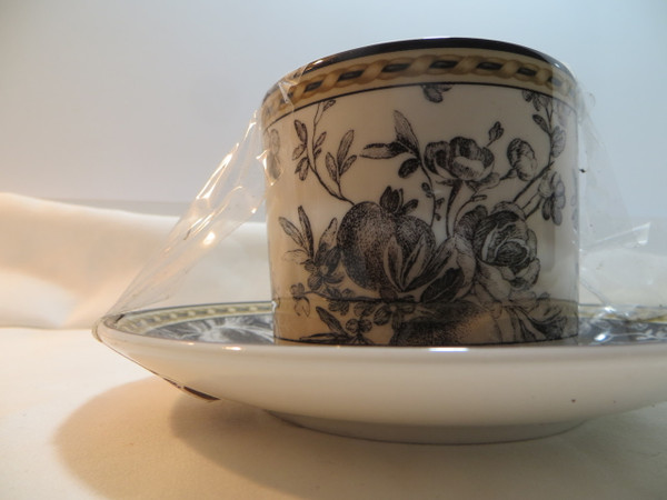 Royal Doulton Provence Noir Cup and Saucer New