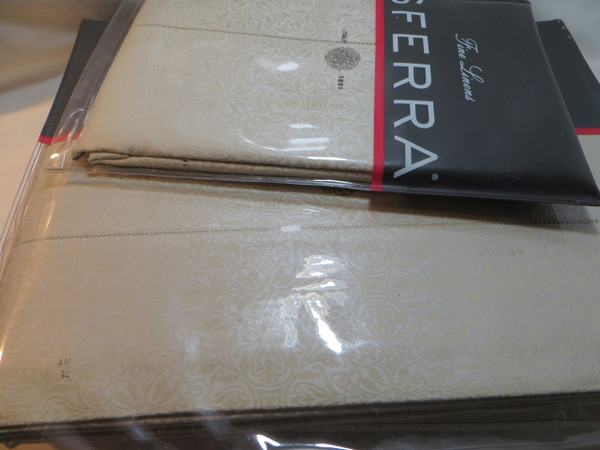 Sferra Ilaria King Sheet Set Ivory 