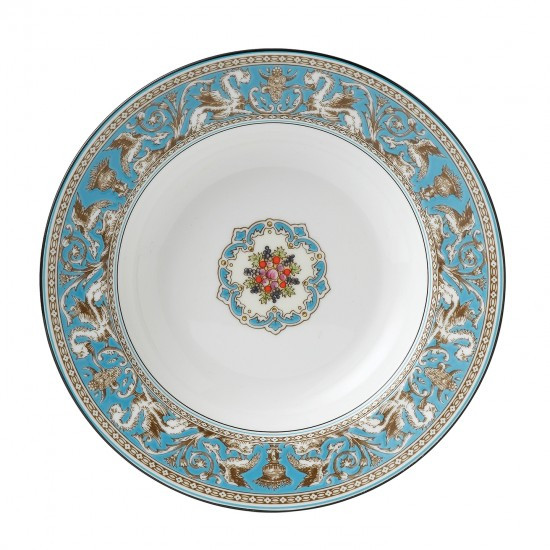 Wedgwood Florentine Turquoise Rim Soup Bowl