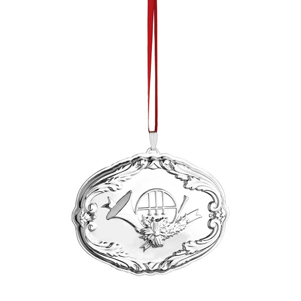 Francis I Songs of Christmas Sterling Silver Ornament by Reed & Barton