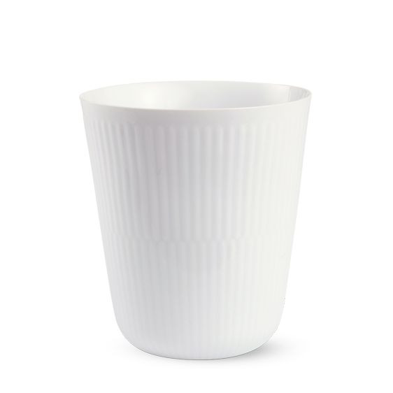 Royal Copenhagen White Fluted Thermal Mug Latte