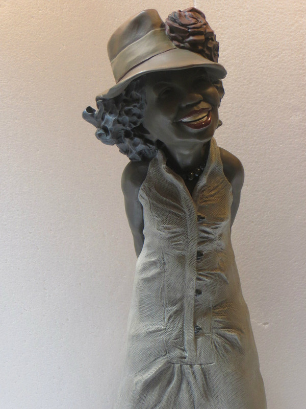 Susan Clayton Fine Times Figurine Gal in Party Hat by Lenox 