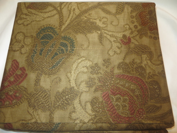 Ralph Lauren Venetian Court Burgundy Jacquard Queen 10PC Duvet Cover Set New