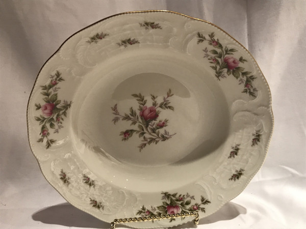 Rosenthal Ramona Ivory Rose Sanssouci Germany Set of 8 Soup Bowls