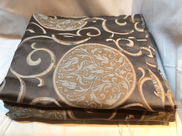 Sferra Tarsia Slate Queen Duvet Cover Set New 