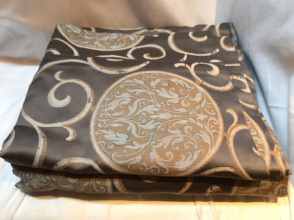 Sferra Tarsia Slate Queen Duvet Cover Set New 