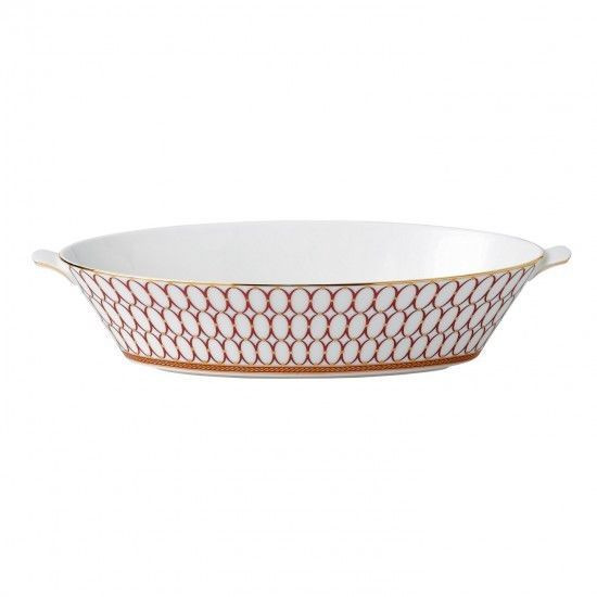 Wedgwood Renaissance Red Oval Vegetable Bowl