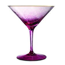 Rebel 8 Oz. Martini Glass Color Pink, by Waterford