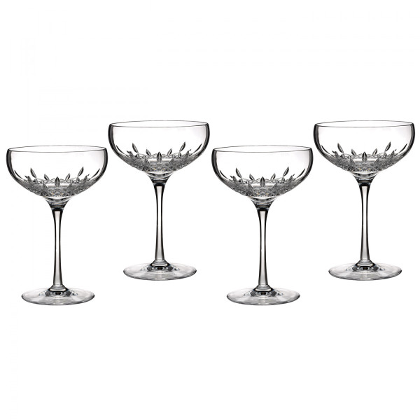 Waterford Lismore Essence Champagne Saucer, Set of Four