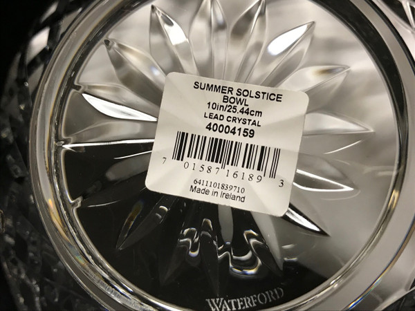 House of Waterford The Four Seasons Summer Solstice 10in Bowl 