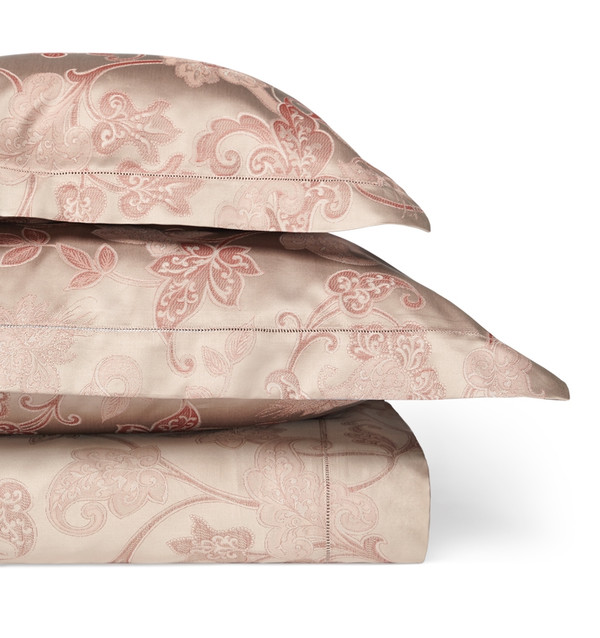 Sferra Bellanca 6PC Full Queen Duvet Cover Bundle Nougat New 