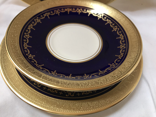 Aynsley Georgian Cobalt Five Piece Place Setting 7348