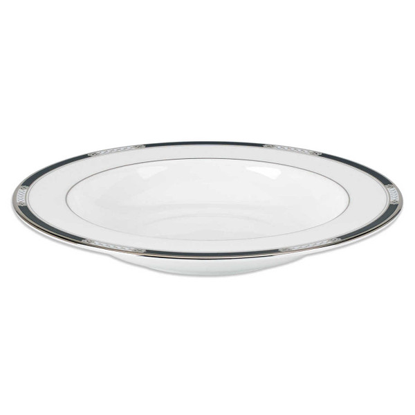   Lenox Hancock Platinum White Rim Soup Bowl 