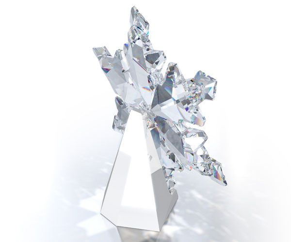 Swarovski Large Christmas Snowflake, Limited Edition 2012