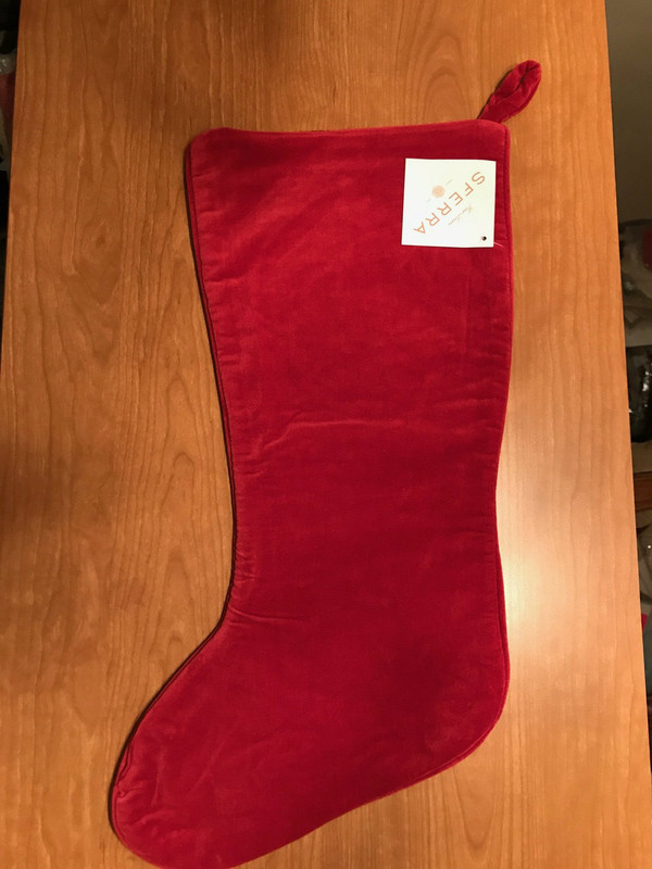 Sferra Handmade Baby Boy With Teddy Needlepoint Christmas Stocking TT3