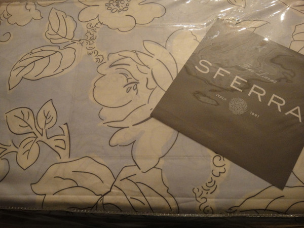Sferra 1458 Spring Rose Full Queen Duvet Cover Set New 