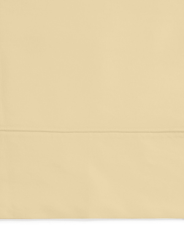 Sferra Isabella 500TC Percale King Flat Sheet Butter New