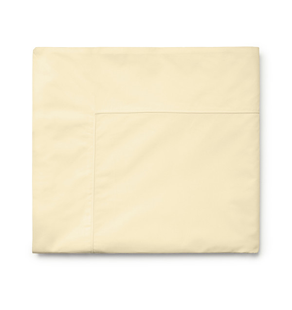 Sferra Isabella 500TC Percale King Flat Sheet Butter New