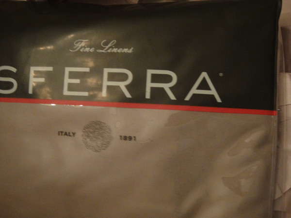 Sferra Celeste 3990 Egyptian Cotton Percale California King Fitted Sheet  Lilac New