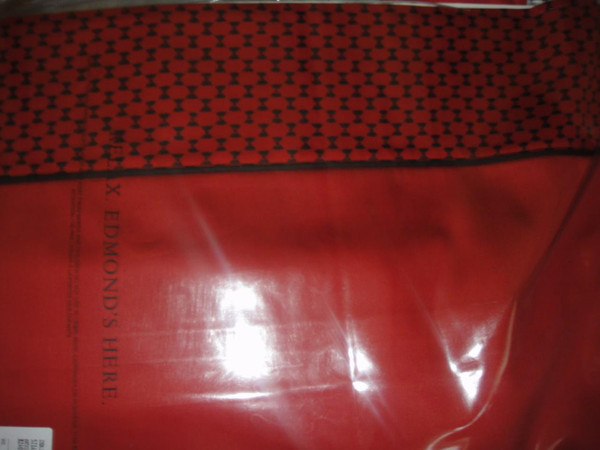Frette Edmond Pickfair King Comforter and Sheet Set with Regular Shams Red New