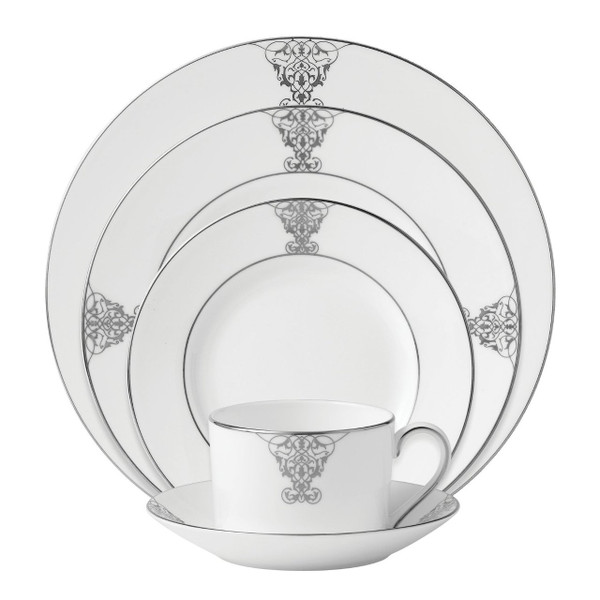 Wedgwood Vera Wang Imperial Scroll 42 pc Bone China Dinnerware set for 8 New,Centuryimports